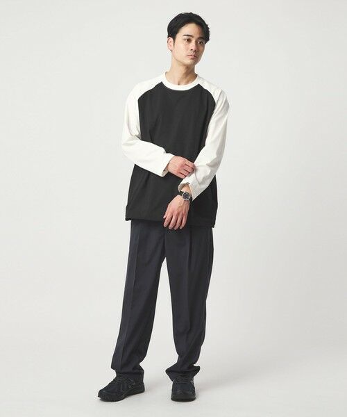 green label relaxing / グリーンレーベル リラクシング カットソー | 【別注】＜DAIWA＞GLR 合繊 ラグラン Tシャツ | 詳細10