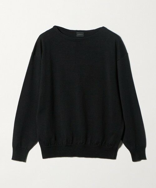 green label relaxing / グリーンレーベル リラクシング ニット・セーター | FINE BASIC ラミー ボートネック ニット | 詳細4