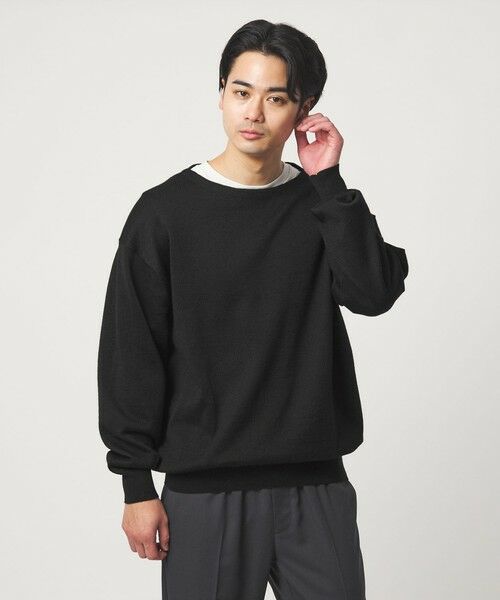 green label relaxing / グリーンレーベル リラクシング ニット・セーター | FINE BASIC ラミー ボートネック ニット | 詳細2