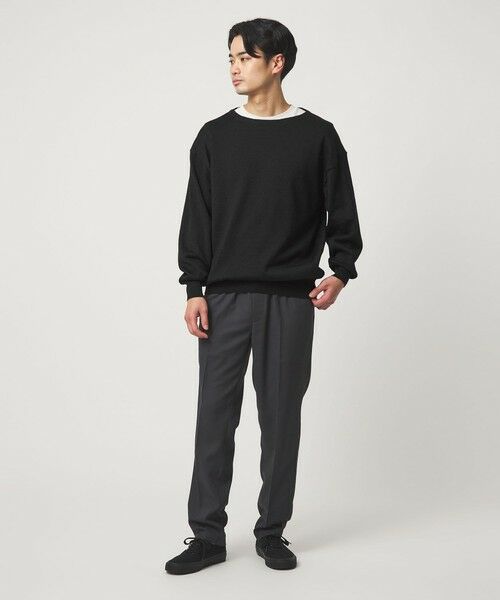 green label relaxing / グリーンレーベル リラクシング ニット・セーター | FINE BASIC ラミー ボートネック ニット | 詳細3