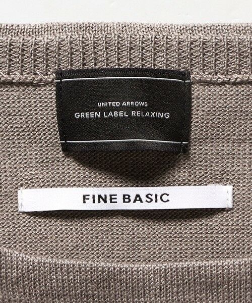 green label relaxing / グリーンレーベル リラクシング ニット・セーター | FINE BASIC ラミー ボートネック ニット | 詳細17