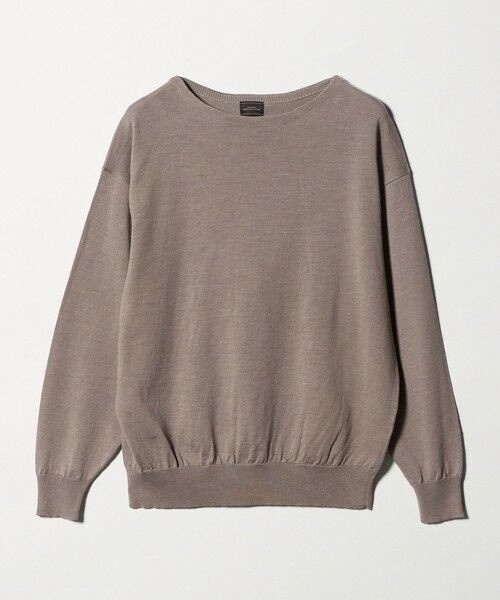 green label relaxing / グリーンレーベル リラクシング ニット・セーター | FINE BASIC ラミー ボートネック ニット | 詳細11