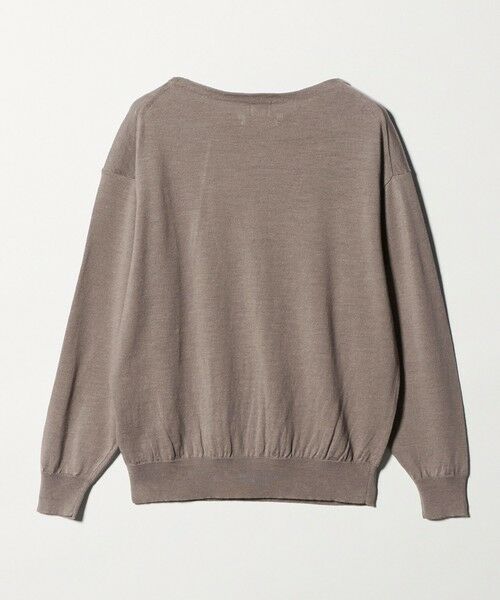 green label relaxing / グリーンレーベル リラクシング ニット・セーター | FINE BASIC ラミー ボートネック ニット | 詳細12