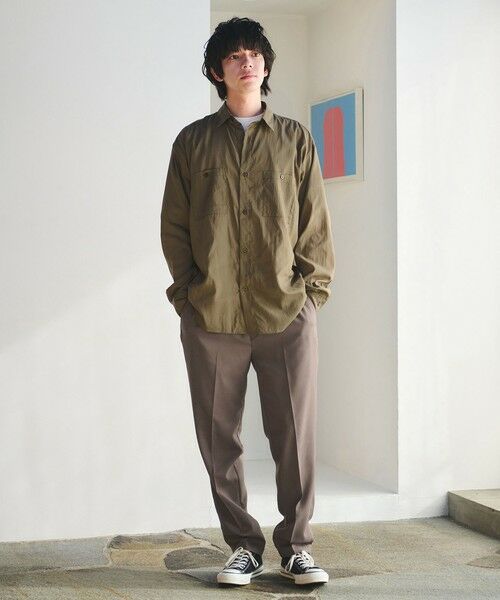 green label relaxing / グリーンレーベル リラクシング その他パンツ | TR カルゼ オルマイ イージー パンツ R1 -マシンウォッシャブル・ストレッチ- | 詳細15