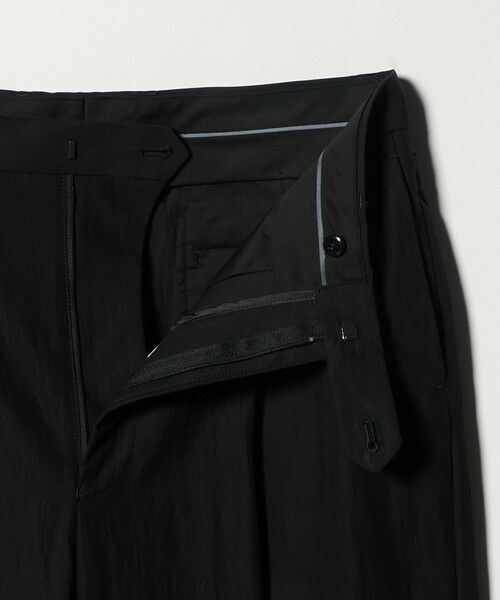 green label relaxing / グリーンレーベル リラクシング その他パンツ | FINE BASIC コットンナイロン ツイル 2プリーツ W4 ワイドスラックス | 詳細6
