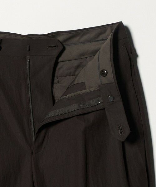 green label relaxing / グリーンレーベル リラクシング その他パンツ | FINE BASIC コットンナイロン ツイル 2プリーツ W4 ワイドスラックス | 詳細19