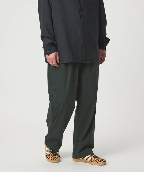 green label relaxing / グリーンレーベル リラクシング その他パンツ | リネンミックス W4 ワイド イージーパンツ -ストレッチ- | 詳細17