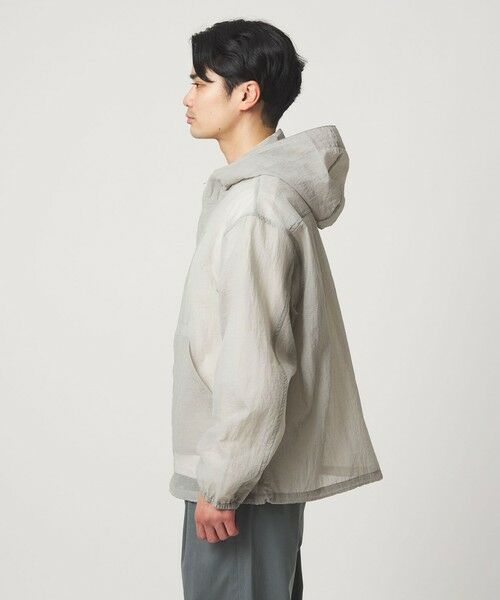 green label relaxing / グリーンレーベル リラクシング ブルゾン | シアー リップ ジップ パーカー | 詳細16