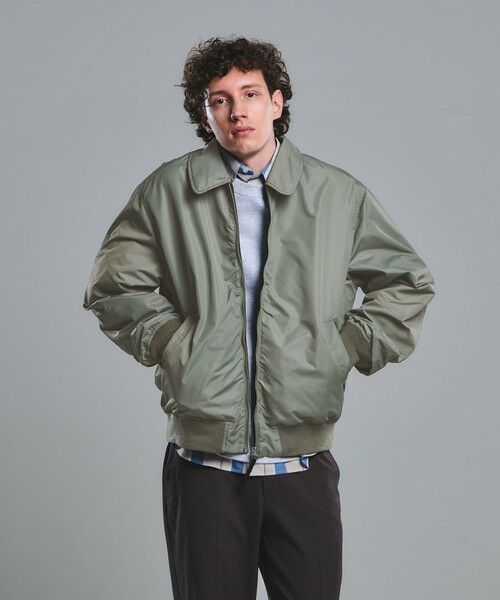 green label relaxing / グリーンレーベル リラクシング ミリタリージャケット・コート | 【別注】＜ALPHA INDUSTRIES＞リバーシブル CWU フライトジャケット ブルゾン | 詳細4