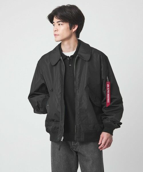 green label relaxing / グリーンレーベル リラクシング ミリタリージャケット・コート | 【別注】＜ALPHA INDUSTRIES＞リバーシブル CWU フライトジャケット ブルゾン | 詳細8