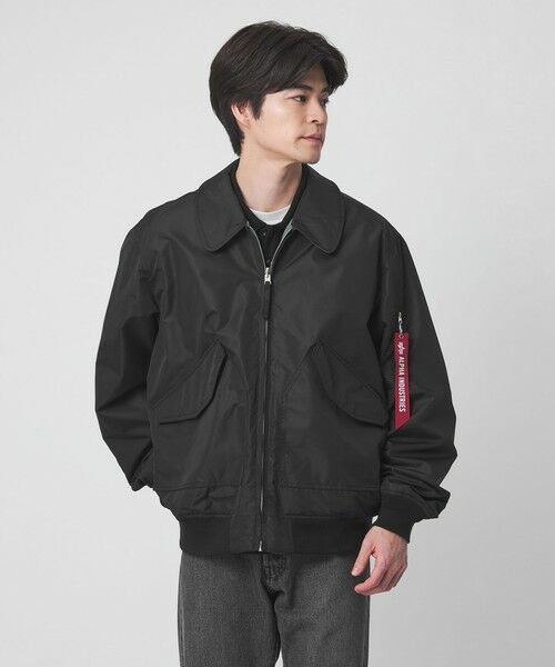 green label relaxing / グリーンレーベル リラクシング ミリタリージャケット・コート | 【別注】＜ALPHA INDUSTRIES＞リバーシブル CWU フライトジャケット ブルゾン | 詳細9