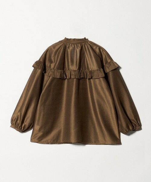 green label relaxing / グリーンレーベル リラクシング シャツ・ブラウス | カールマイヤー ヨーク フリル ブラウス マシンウォッシャブル 通気性 | 詳細6