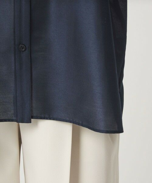 green label relaxing / グリーンレーベル リラクシング シャツ・ブラウス | カールマイヤー ヨーク フリル ブラウス マシンウォッシャブル 通気性 | 詳細16