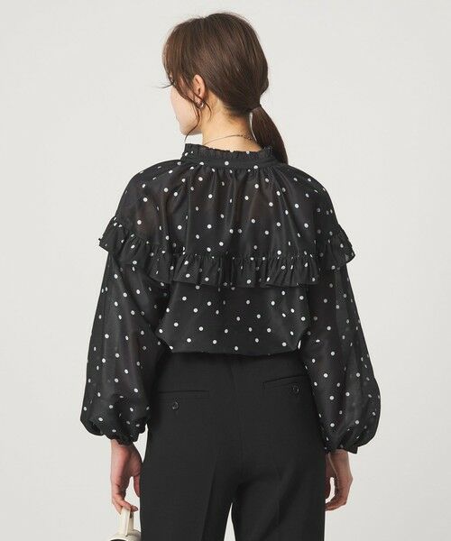 green label relaxing / グリーンレーベル リラクシング シャツ・ブラウス | カールマイヤー ヨーク フリル ブラウス マシンウォッシャブル 通気性 | 詳細27