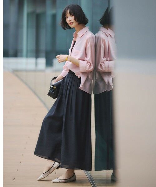 green label relaxing / グリーンレーベル リラクシング シャツ・ブラウス | カールマイヤー スキッパー ポケット シャツ マシンウォッシャブル 通気性 | 詳細7