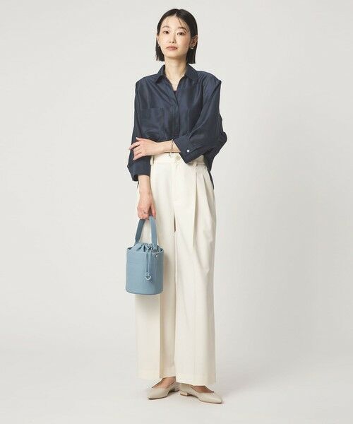 green label relaxing / グリーンレーベル リラクシング シャツ・ブラウス | カールマイヤー スキッパー ポケット シャツ マシンウォッシャブル 通気性 | 詳細16