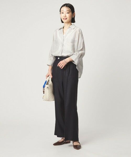 green label relaxing / グリーンレーベル リラクシング シャツ・ブラウス | カールマイヤー スキッパー ポケット シャツ マシンウォッシャブル 通気性 | 詳細24