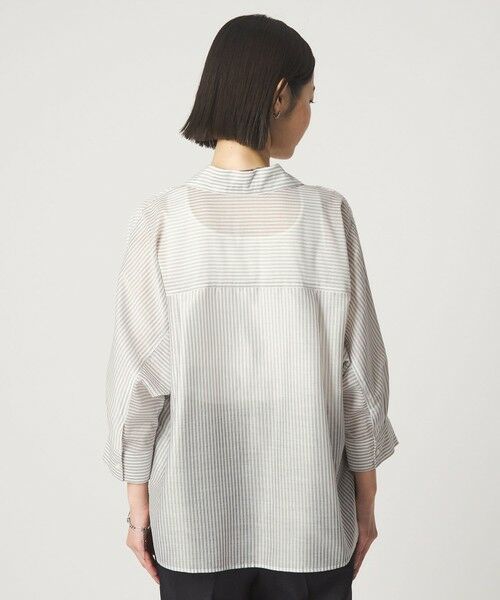 green label relaxing / グリーンレーベル リラクシング シャツ・ブラウス | カールマイヤー スキッパー ポケット シャツ マシンウォッシャブル 通気性 | 詳細28