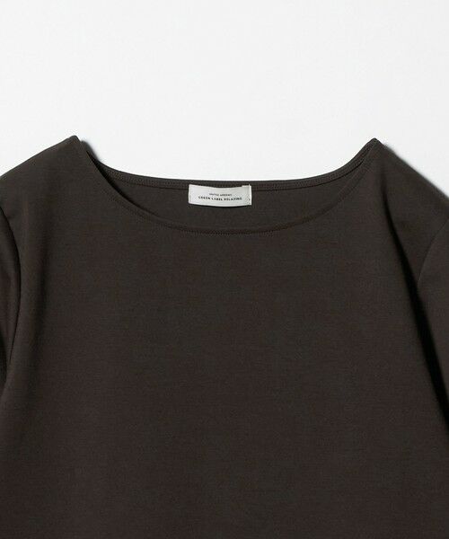 green label relaxing / グリーンレーベル リラクシング カットソー | ボートネック ポンチ プルオーバー カットソー 接触冷感 UVカット | 詳細13