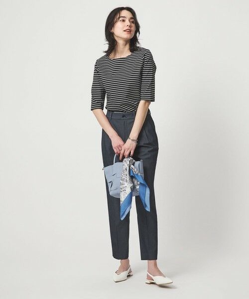 green label relaxing / グリーンレーベル リラクシング カットソー | ボートネック ポンチ プルオーバー カットソー 接触冷感 UVカット | 詳細30