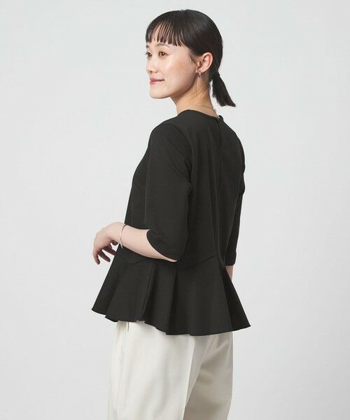 green label relaxing / グリーンレーベル リラクシング カットソー | イレヘム ペプラム ポンチ プルオーバー カットソー 接触冷感 UVカット | 詳細11