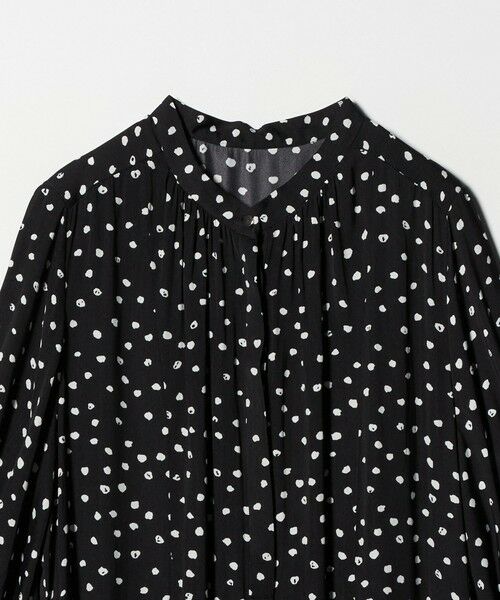 green label relaxing / グリーンレーベル リラクシング ロング・マキシ丈ワンピース | サテン ギャザー ショートスリーブ ワンピース 2 | 詳細24