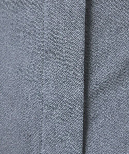 green label relaxing / グリーンレーベル リラクシング ロング・マキシ丈ワンピース | シャツ襟 フィット＆フレア タック 5分袖 ワンピース | 詳細4