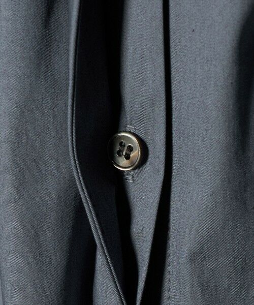 green label relaxing / グリーンレーベル リラクシング ロング・マキシ丈ワンピース | シャツ襟 フィット＆フレア タック 5分袖 ワンピース | 詳細11