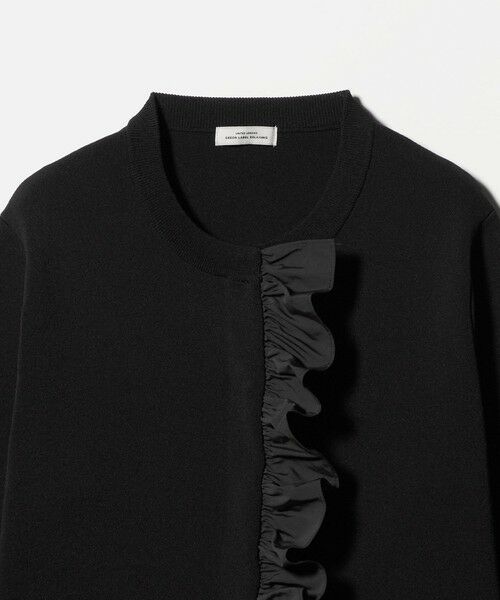 green label relaxing / グリーンレーベル リラクシング カーディガン・ボレロ | フロント フリル ニット カーディガン | 詳細6