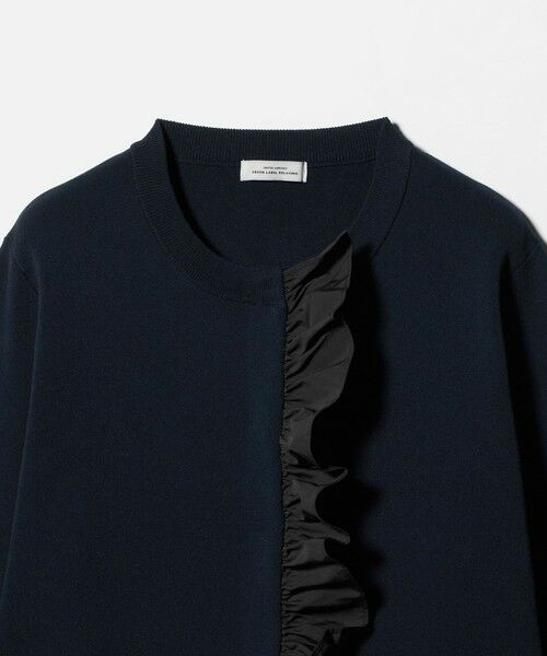 green label relaxing / グリーンレーベル リラクシング カーディガン・ボレロ | フロント フリル ニット カーディガン | 詳細26