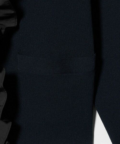 green label relaxing / グリーンレーベル リラクシング カーディガン・ボレロ | フロント フリル ニット カーディガン | 詳細28