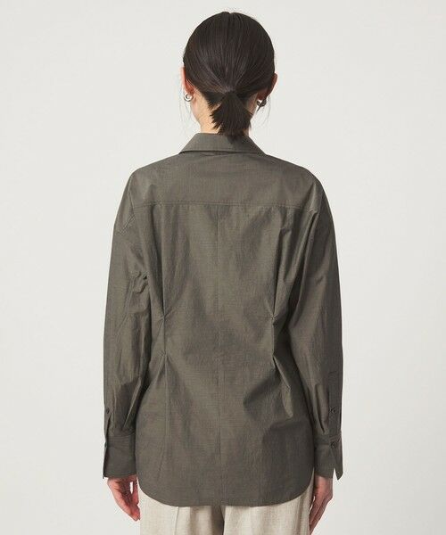 green label relaxing / グリーンレーベル リラクシング シャツ・ブラウス | FAbRICA ウエスト タック シャツ | 詳細6