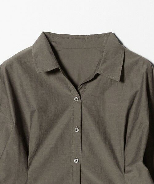 green label relaxing / グリーンレーベル リラクシング シャツ・ブラウス | FAbRICA ウエスト タック シャツ | 詳細9