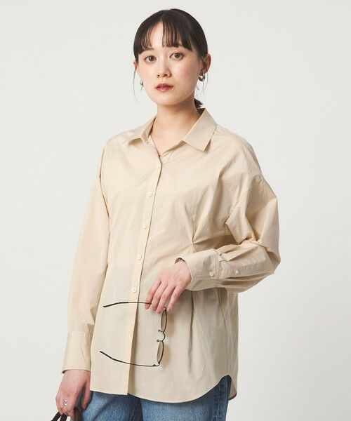 green label relaxing / グリーンレーベル リラクシング シャツ・ブラウス | FAbRICA ウエスト タック シャツ | 詳細17