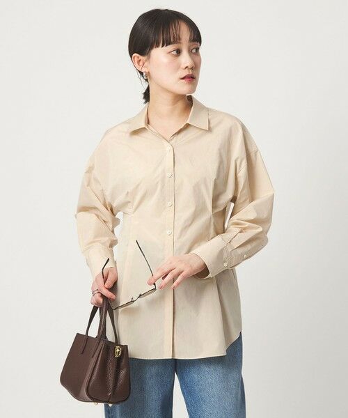 green label relaxing / グリーンレーベル リラクシング シャツ・ブラウス | FAbRICA ウエスト タック シャツ | 詳細18