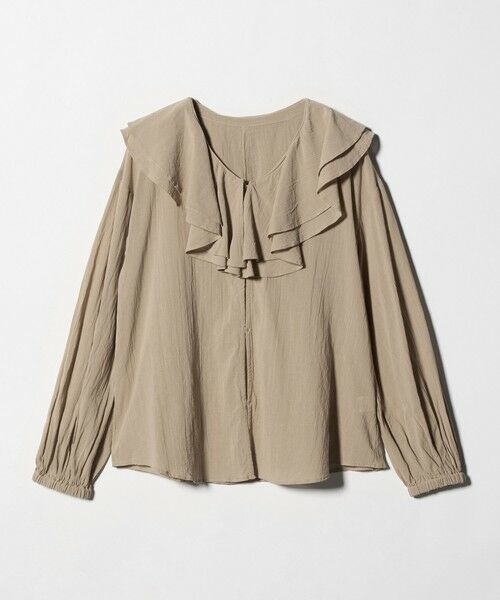 green label relaxing / グリーンレーベル リラクシング シャツ・ブラウス | 100/2 ラッフルカラー ブラウス | 詳細23