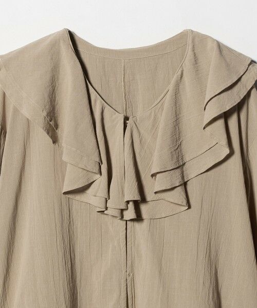 green label relaxing / グリーンレーベル リラクシング シャツ・ブラウス | 100/2 ラッフルカラー ブラウス | 詳細25