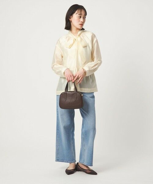 green label relaxing / グリーンレーベル リラクシング シャツ・ブラウス | 【別注】＜dahl'ia＞シアー ボウタイ ブラウス | 詳細2