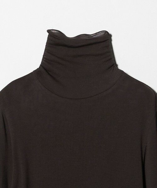 green label relaxing / グリーンレーベル リラクシング カットソー | レディ シアー タートルネック カットソー | 詳細13