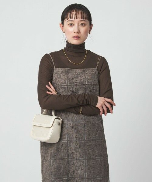 green label relaxing / グリーンレーベル リラクシング カットソー | レディ シアー タートルネック カットソー | 詳細8