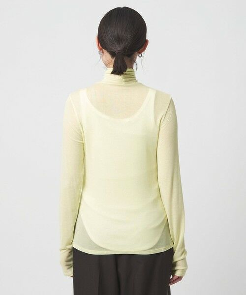 green label relaxing / グリーンレーベル リラクシング カットソー | レディ シアー タートルネック カットソー | 詳細25