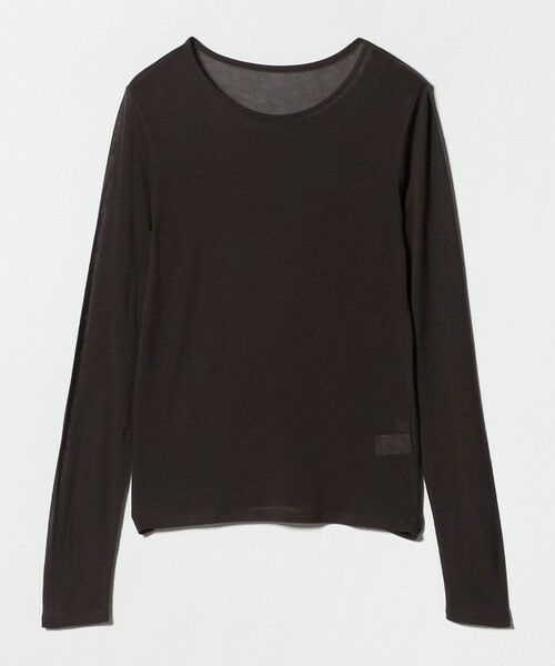 green label relaxing / グリーンレーベル リラクシング カットソー | レディ シアー クルーネック カットソー | 詳細10