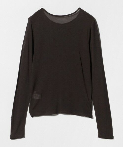green label relaxing / グリーンレーベル リラクシング カットソー | レディ シアー クルーネック カットソー | 詳細11