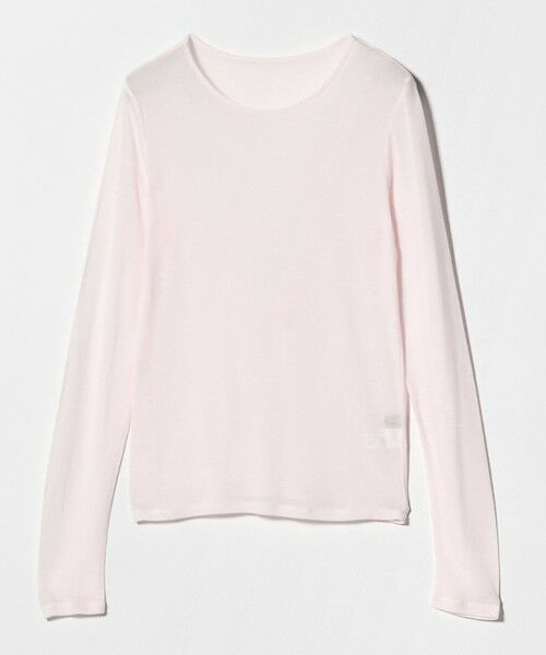 green label relaxing / グリーンレーベル リラクシング カットソー | レディ シアー クルーネック カットソー | 詳細22
