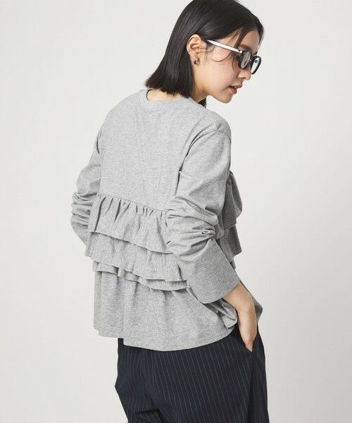 green label relaxing / グリーンレーベル リラクシング カットソー | 【WEB限定】＜at ease＞フロント フリル プルオーバー カットソー | 詳細20