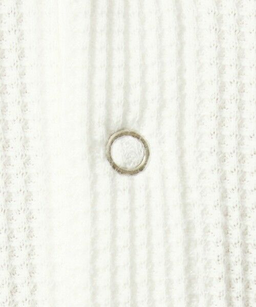 green label relaxing / グリーンレーベル リラクシング カットソー | 【WEB限定】＜at ease＞ワッフル ヘンリーネック ロングスリーブ カットソー | 詳細5