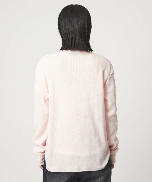 green label relaxing / グリーンレーベル リラクシング カットソー | 【WEB限定】＜at ease＞ワッフル ヘンリーネック ロングスリーブ カットソー | 詳細22
