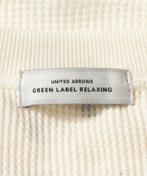 green label relaxing / グリーンレーベル リラクシング カットソー | 【WEB限定】＜at ease＞ワッフル ヘンリーネック  フラワープリント カットソー | 詳細8