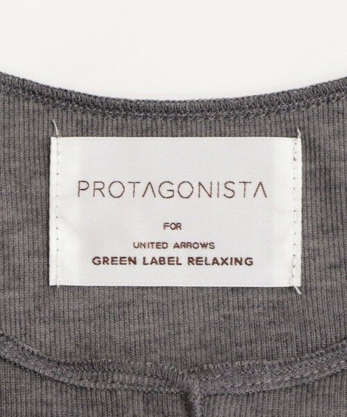 green label relaxing / グリーンレーベル リラクシング カットソー | 【別注】＜PROTAGONISTA＞ヘンリーネック ロングスリーブ Tシャツ | 詳細6