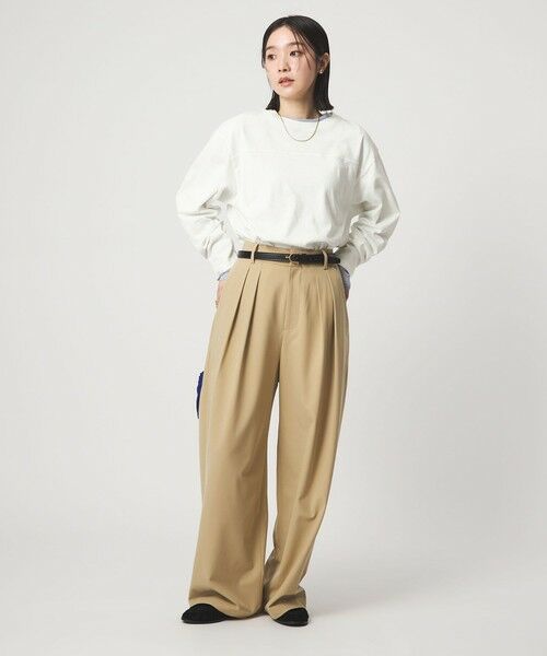 green label relaxing / グリーンレーベル リラクシング カットソー | 【WEB限定】＜at ease＞ナンバー プリント TEE | 詳細5